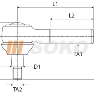 Tie Rod Right – New Holland 83906918